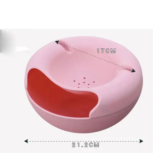 Многофункциональный полезный двойной Слои контейнер коробка ленивый фруктовые