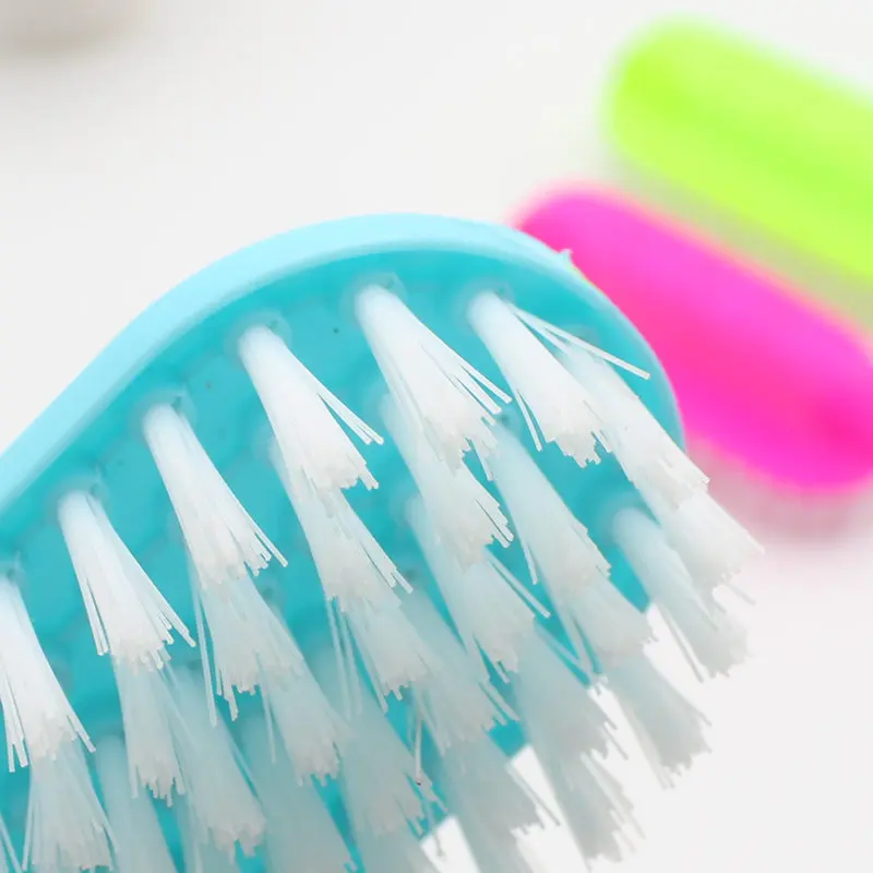 1 шт. Карамельный цвет прочный Пластик щеток Прачечная щетка чистящий инструмент домашней ручной стирки щётка для чистки одежды
