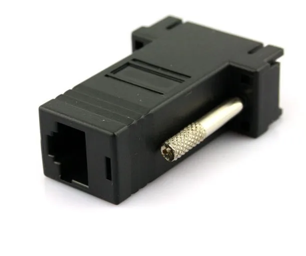 10 pcs/Lot VGA 15PIN Extender Male To LAN CAT5 CAT 5e RJ45 Female Adapter Transmits Signals Up 100 FT For DVR Game Consoles | Электроника