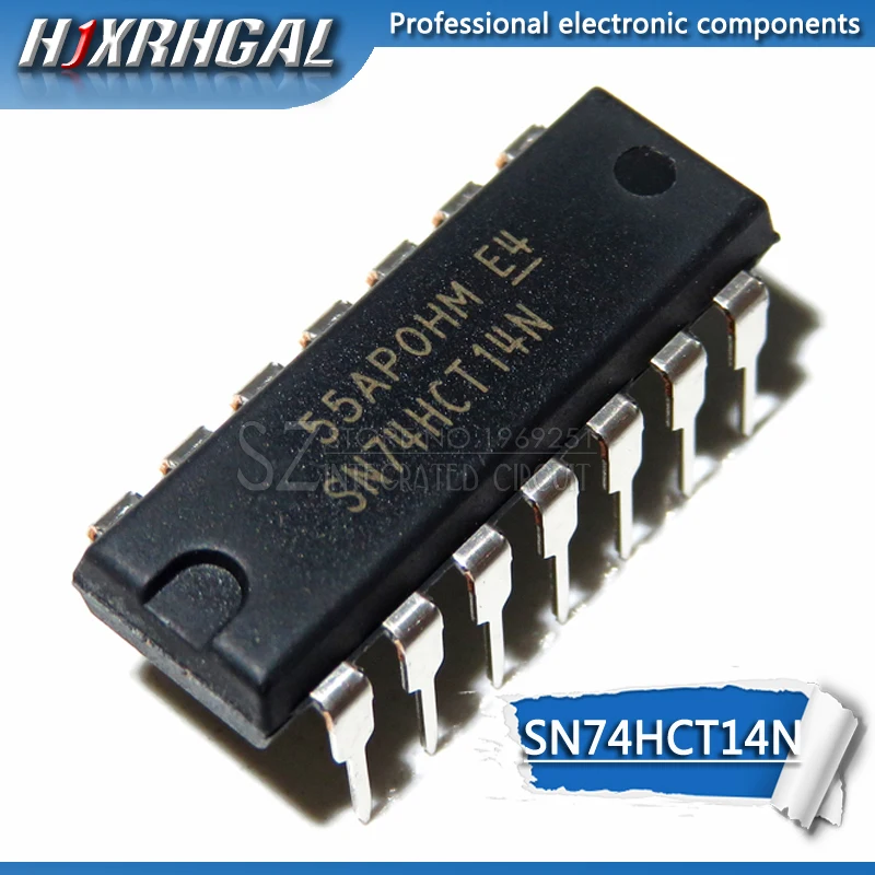 10 шт. SN74HCT14N DIP14 SN74HCT14 74HCT14 74HCT14N конвертер Hex Schmitt-триггер Новый и оригинальный HJXRHGAL