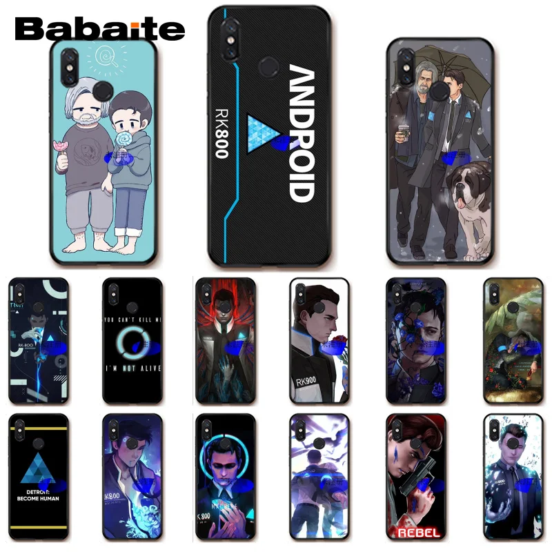Babaite Детройт стать человеком Android RK800 Кара чехол для телефона Xiaomi MiA1 A2 lite F1 Redmi8 4X 5Plus