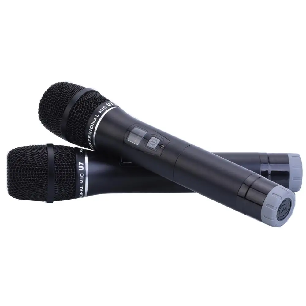 2x150 каналов УВЧ истинное разнообразие Ручной беспроводной микрофон более метров