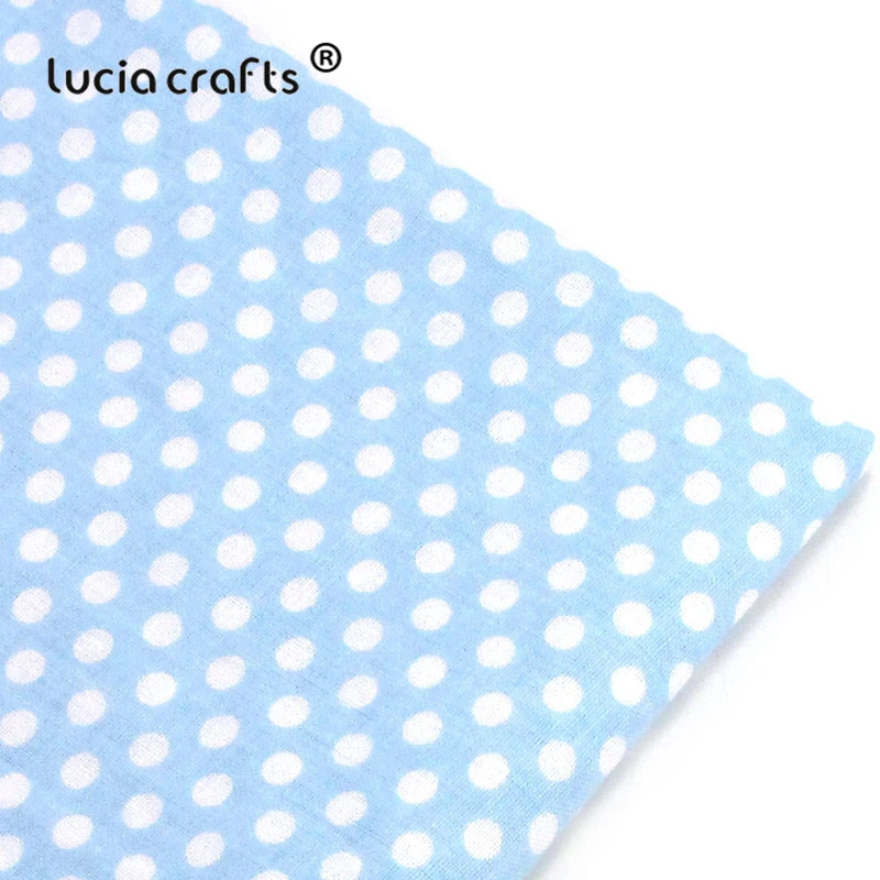 Lucia crafts 1 шт. 50 см x 50 см синяя хлопковая ткань для лоскутного шитья ткани DIY квилтинг текстиль кукольная ткань H0806