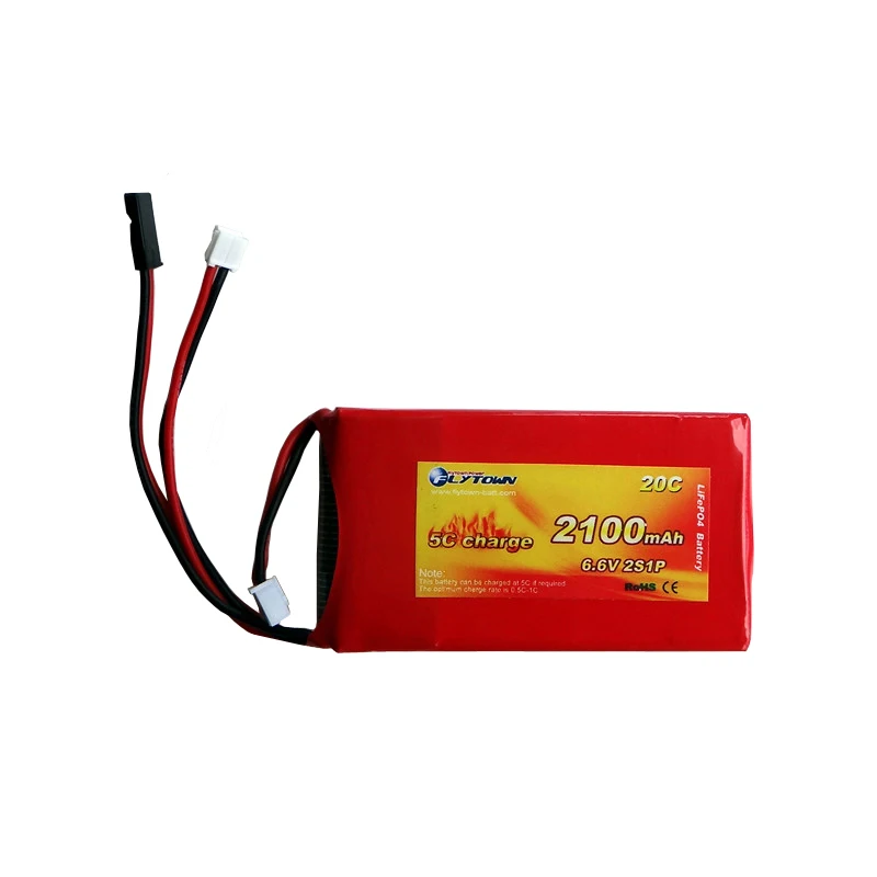 Передатчик Flytown 2100 мАч 2S1P 6 в 20C LiFePo4 аккумулятор для Futaba 3PV T14SG 8J 10J 4PK 4PX 4PV 4PM 7PX 4PLS