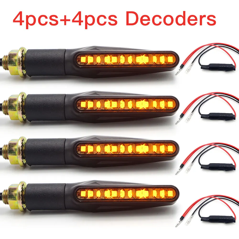 HUA-4PCS-000 Для honda cb190r suzuki gsr ktm 1290 супер Приключения suzuki gsx s750 yamaha mt 07 поворотники мотоциклы индикаторы светодиодные - Цвет: HUA-4PCS-000