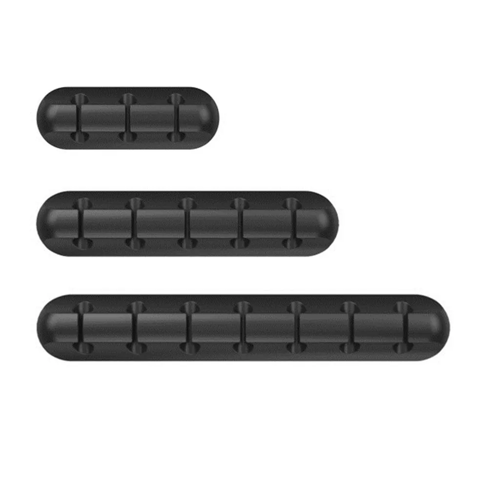 Автомобильный держатель для кабеля USB силиконовый органайзер гибкая намотка с