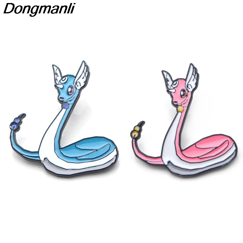 P3492 Dongmanli Pet Elf металлические эмалированные булавки и броши для женщин и мужчин нагрудные булавки рюкзак сумки значок детские подарки