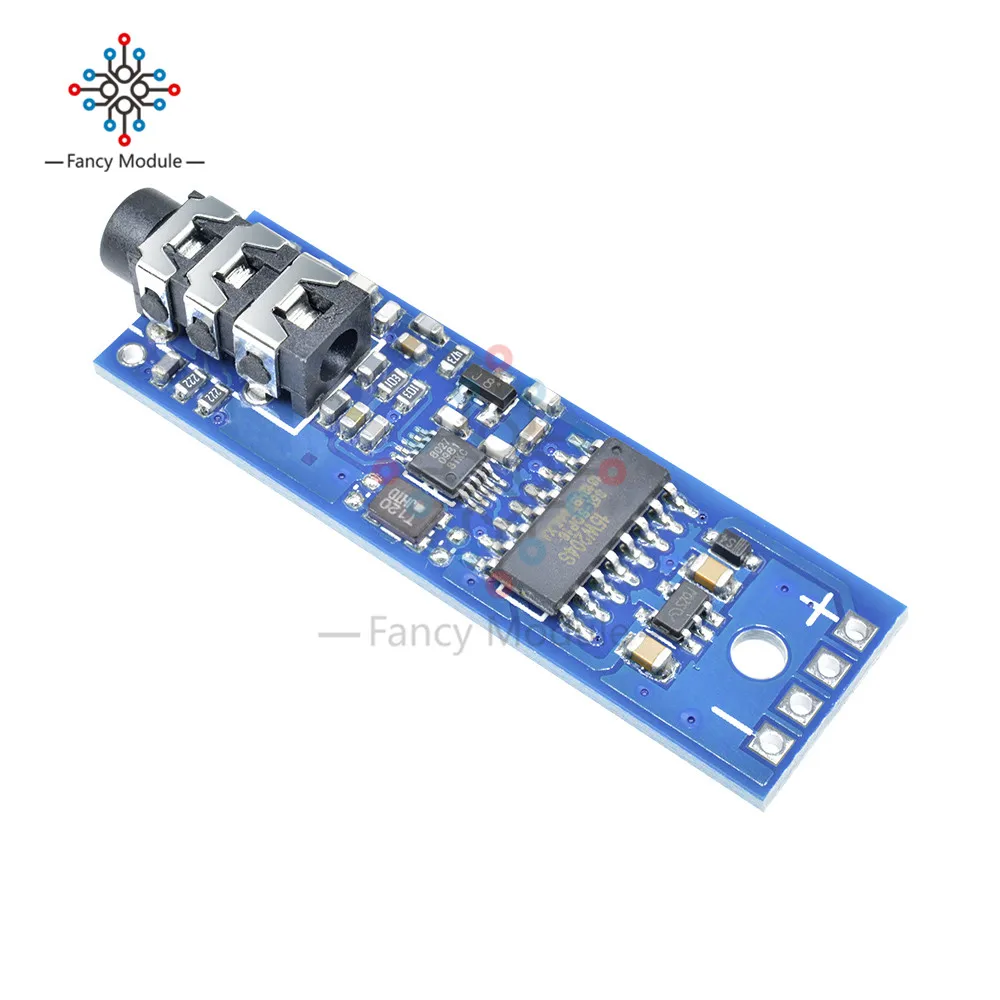 Модуль стерео FM передатчика постоянного тока 3 6 в цифровой беспроводной