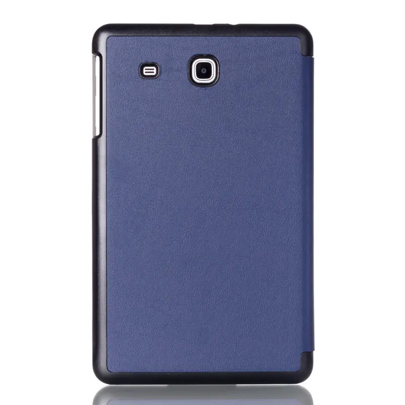 Ultra Slim Легкий Кастер 3 складной Фолио Стенд Shell Обложка Чехол case for samsung galaxy tab e 8.0 t377