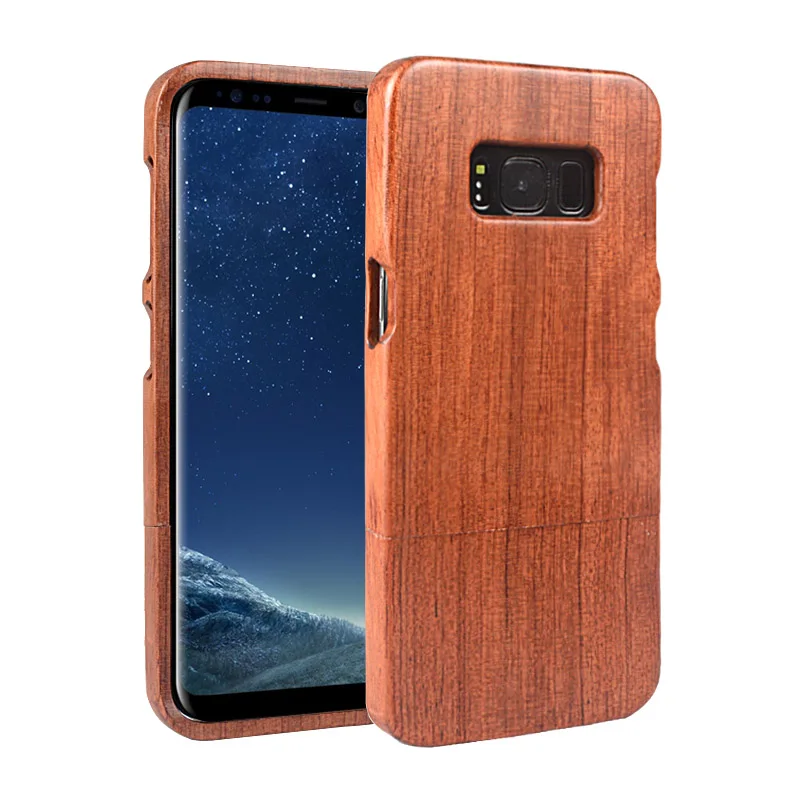 Оригинальный newoer природа палисандр чехол для Samsung Galaxy S8 телефона 100% реального