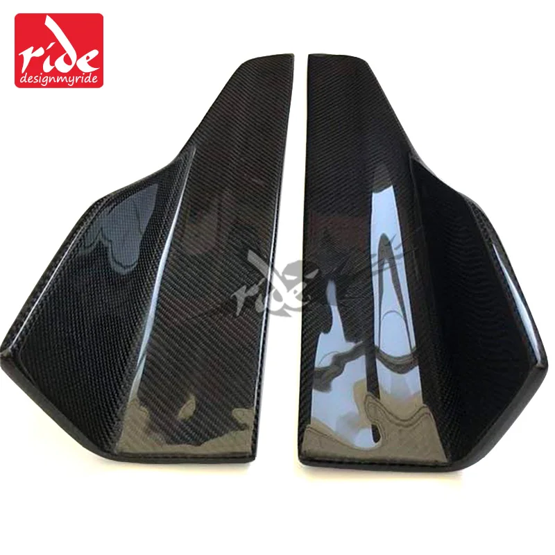 2 шт./пара автомобиль Универсальный УГЛЕРОДНЫЙ сторона юбки бампера для Maserati