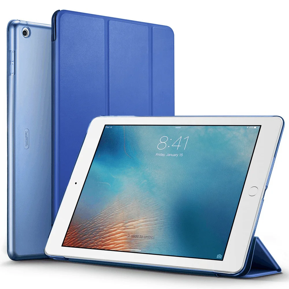 Чехол для iPad 9.7 дюймов, ESR ура Цвет искусственная кожа+ Ultra Slim Light Вес PC задняя крышка для iPad 9.7 Новинка года модель