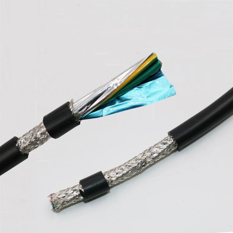 Экранированный кабель 26AWG 2/3/4/5/6/7/8 core 1 метр луженая медь RVVP экранированный провод