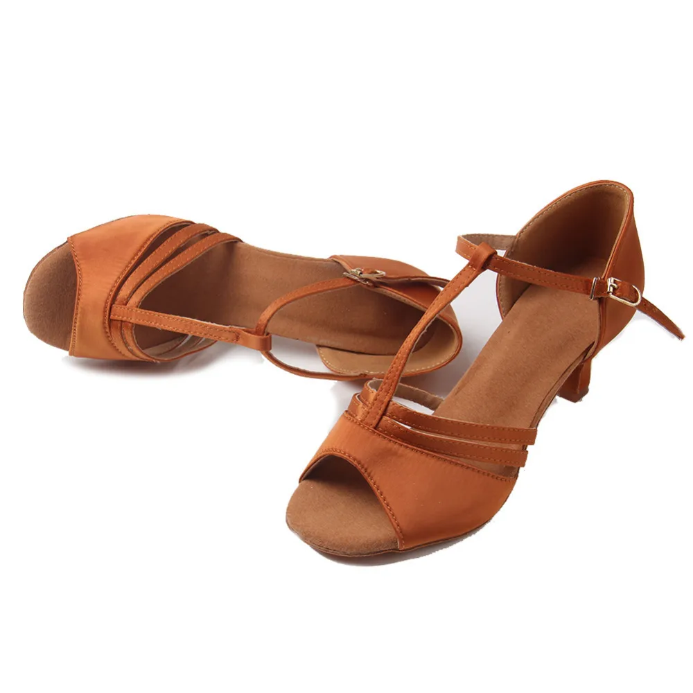 Women Latin Dance Shoes High Heel Ballroom Tango Salsa Dancing Shoes Ladies Modern Girls Suede Sole Party Dance-Shoes HotSelling