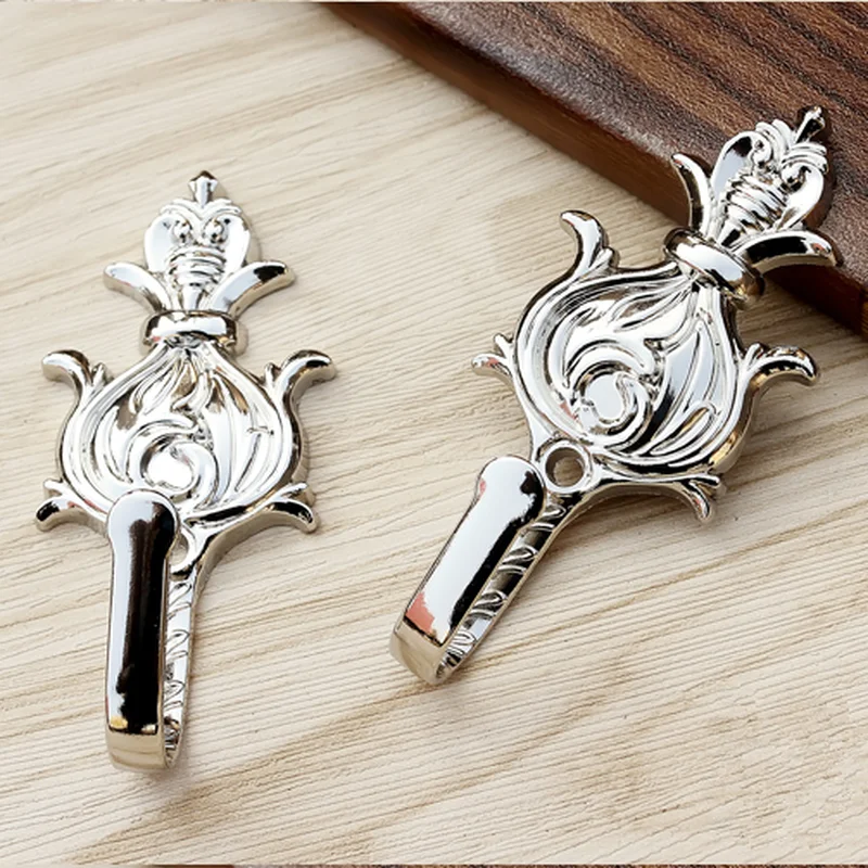 2 шт. крючки для штор из цинкового сплава|Декоративные аксессуары штор| |