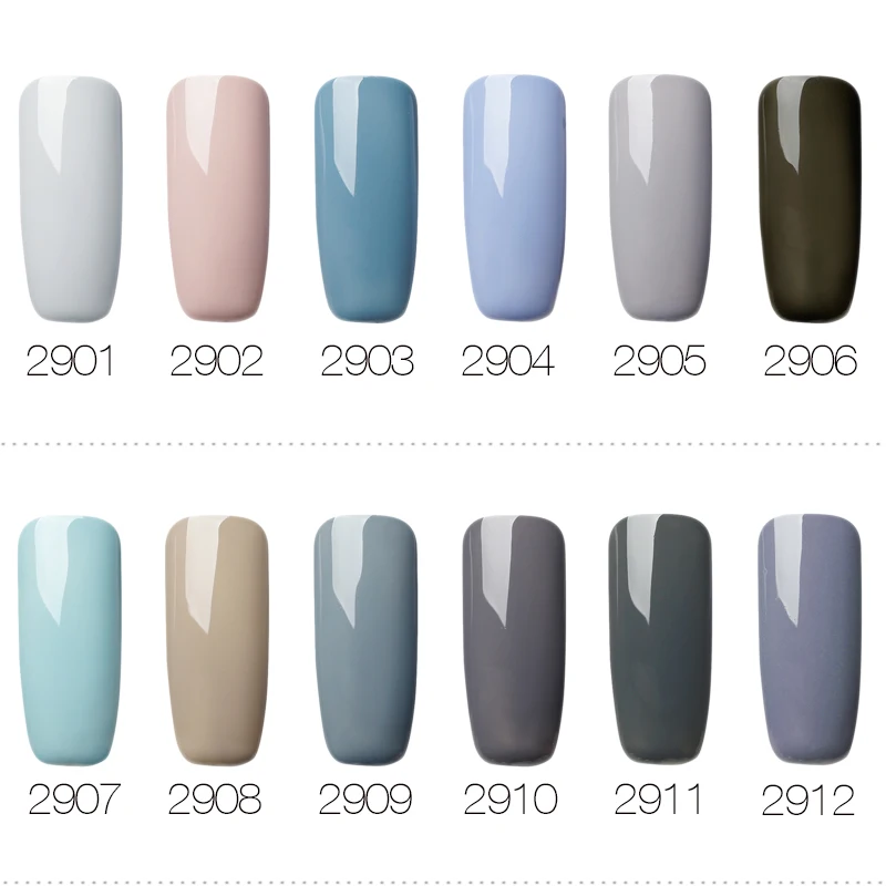 Гель-лак для ногтей Rosalind серого цвета Полупостоянный УФ-лак Праймер белый флакон