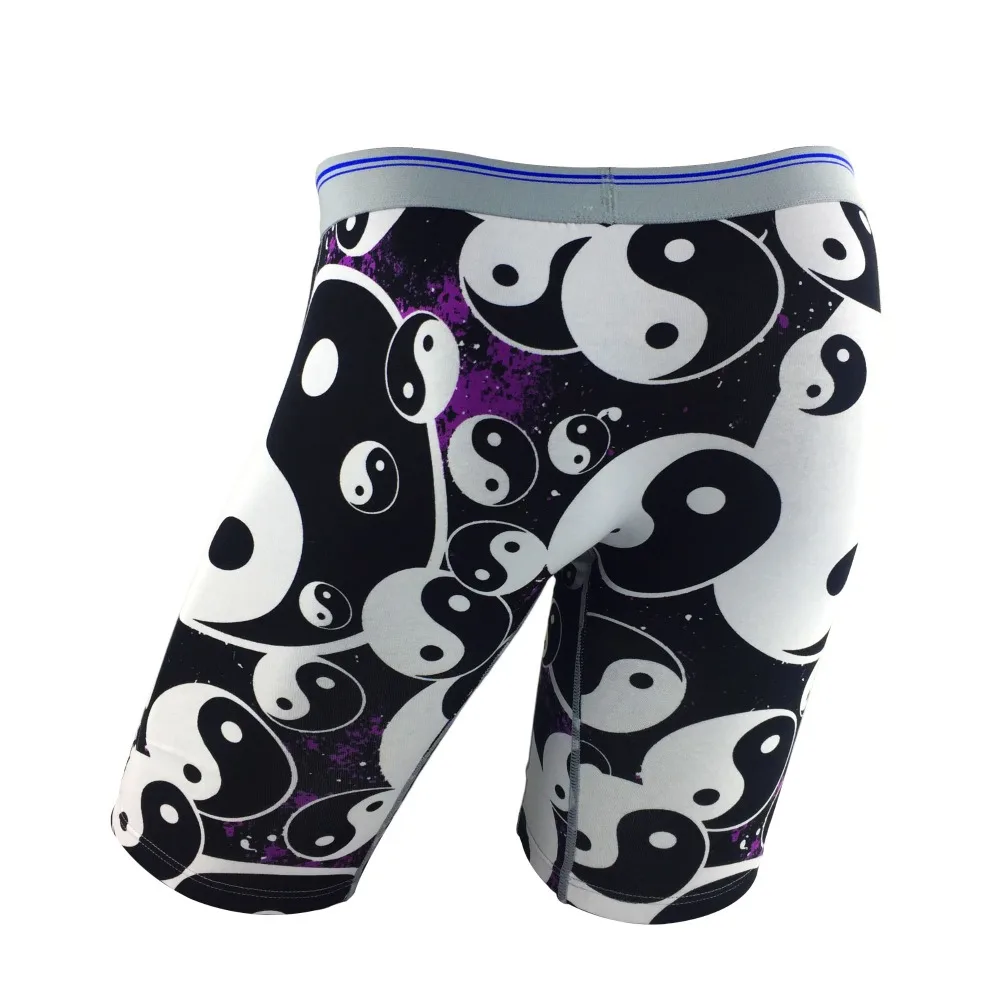 Уникальные сексуальные мужские боксеры с принтом тай чи нижнее белье размера