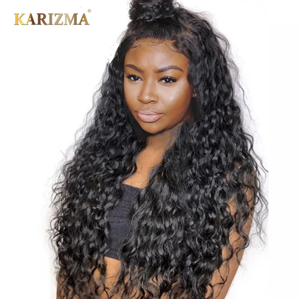 13X4 перуанская волна парик фронта шнурка Remy человеческих волос для черных женщин