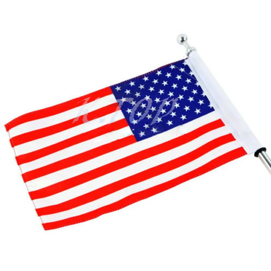 Багажная стойка с флагом США для мотоцикла вертикальная американская 2001 2011Honda