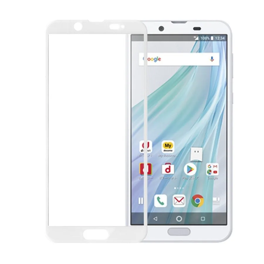 2 шт. 3D изогнутое закаленное стекло для Sharp Aquos SENSE2 SH-01L SHV43 полное покрытие экрана