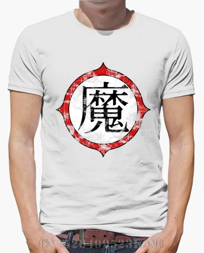 2018 Spring At a loss t shirt men Piccolo Kanji short O neck Knitted Hipster Tees | Мужская одежда