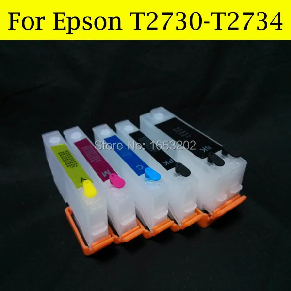 Высокое качество Refillable патрон чернил для принтера Epson T2730-T2734 XP520 XP600 XP620 XP700 XP800 XP820