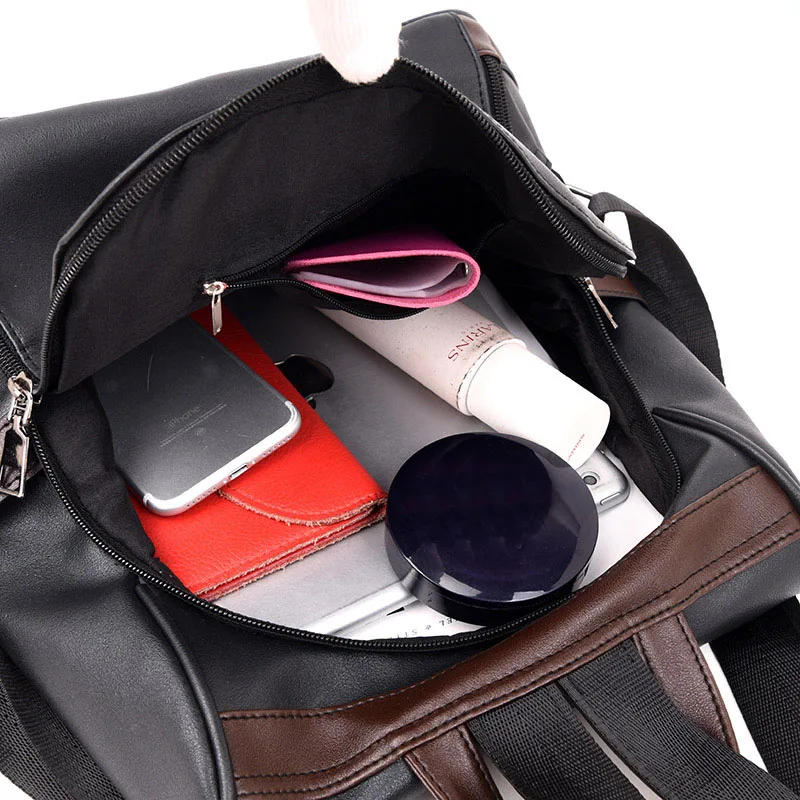 Модный женский рюкзак высокого качества из искусственной кожи рюкзаки для