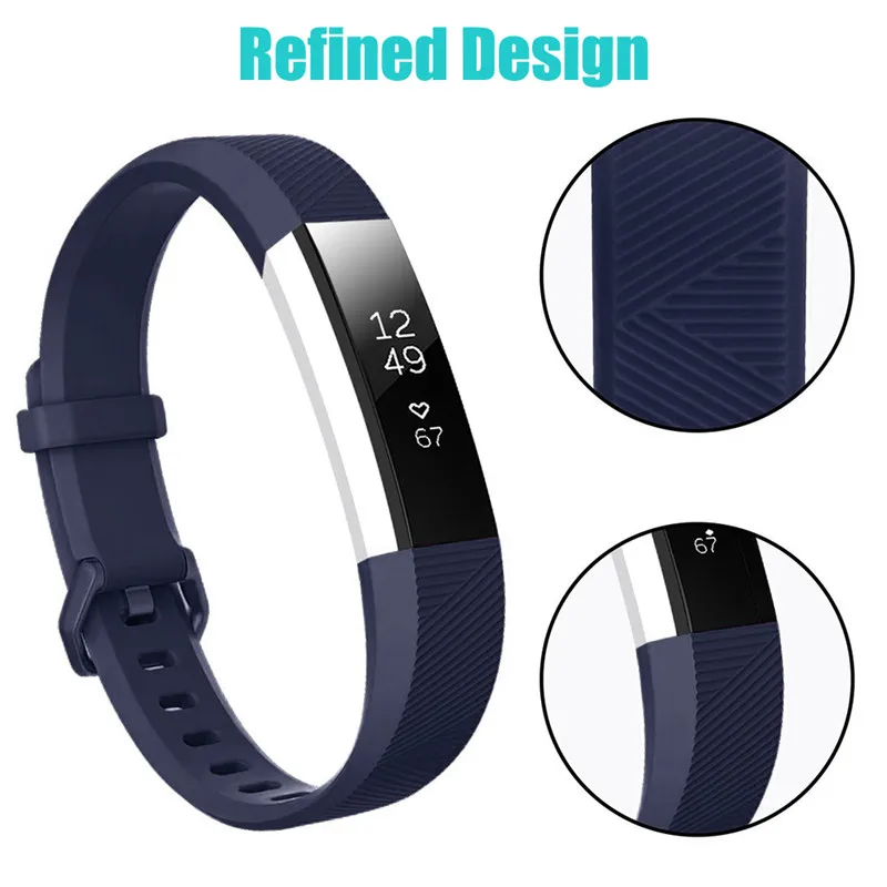 Odog силиконовый дышащий ремешок для Fitbit Alta/HR Смарт часы браслет Высокое качество Аксессуары для часов Ремешки часы браслет