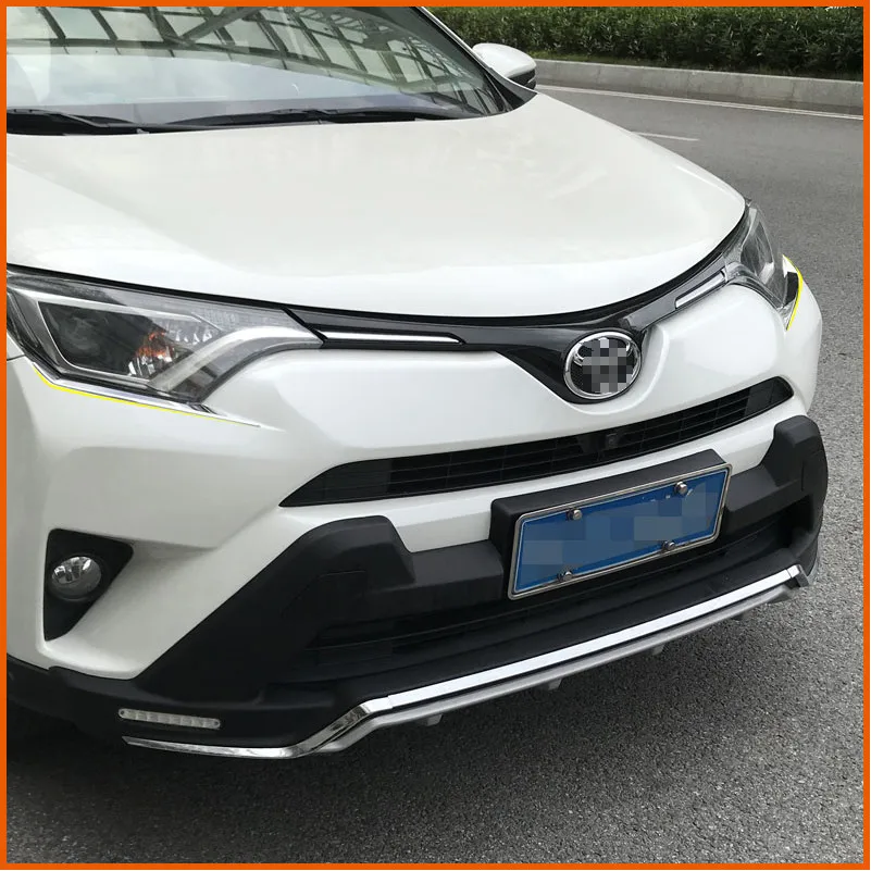 Автомобильные аксессуары для Toyota RAV4 Rav 4 2016 2017 2018 ABS хромированный передний