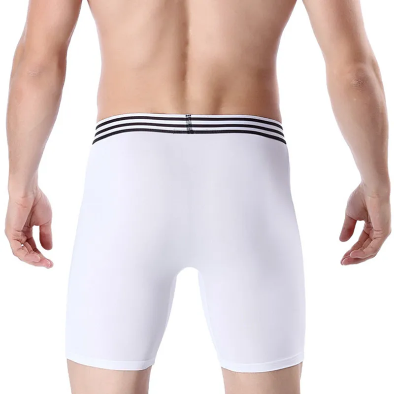 Боксеры мужские длинные нижнее белье шорты боксеры модные удобные|mens underwear elastic|men