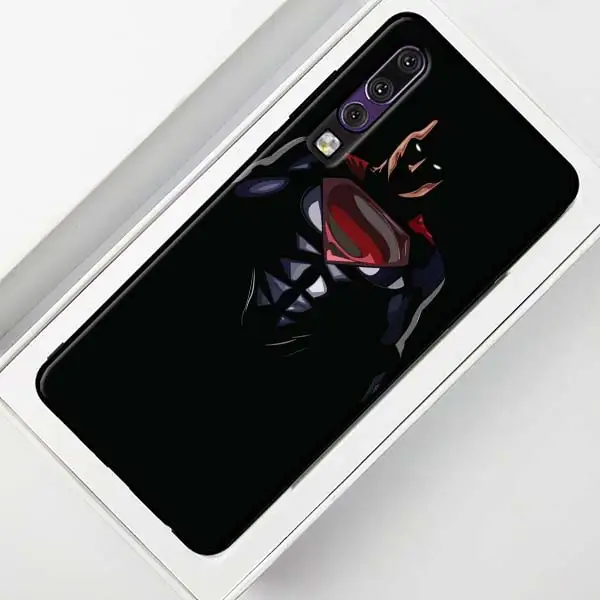 Черный чехол с логотипом Marvel СУПЕРМЕНА для huawei P30 20 Pro P10 P20 P30 Lite mate 10 20 Lite P Smart Plus чехол - Цвет: 004