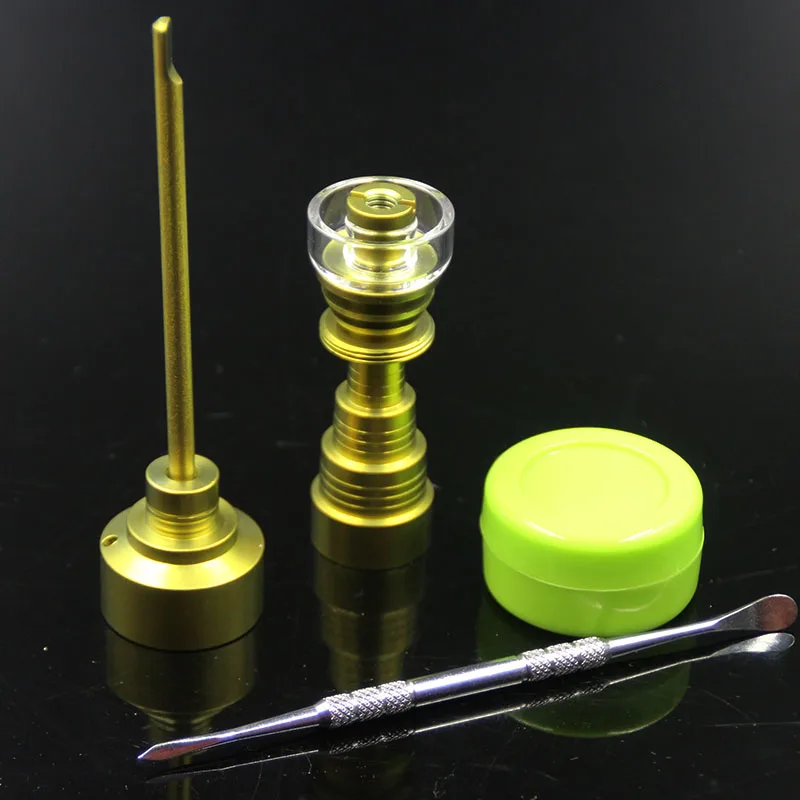 Новый цвет titanium ногтей карбюраторная крышка 10 мм 14 и 18 Мужские женские с (dabber)