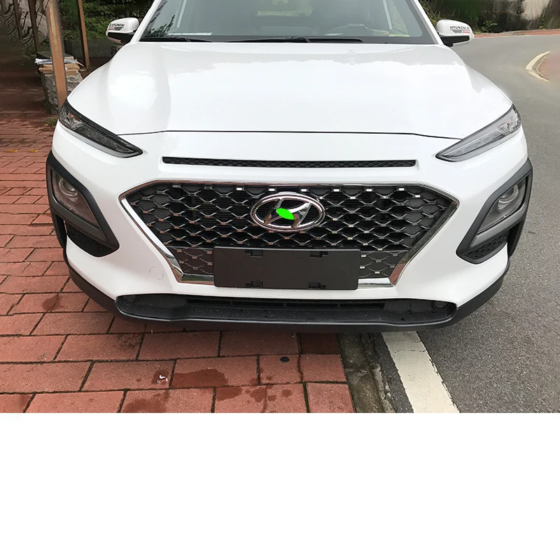 Lsrtw2017 Abs бамперная решетка логотип кольцо Планки для hyundai Encino Kona автомобильные аксессуары наклейка