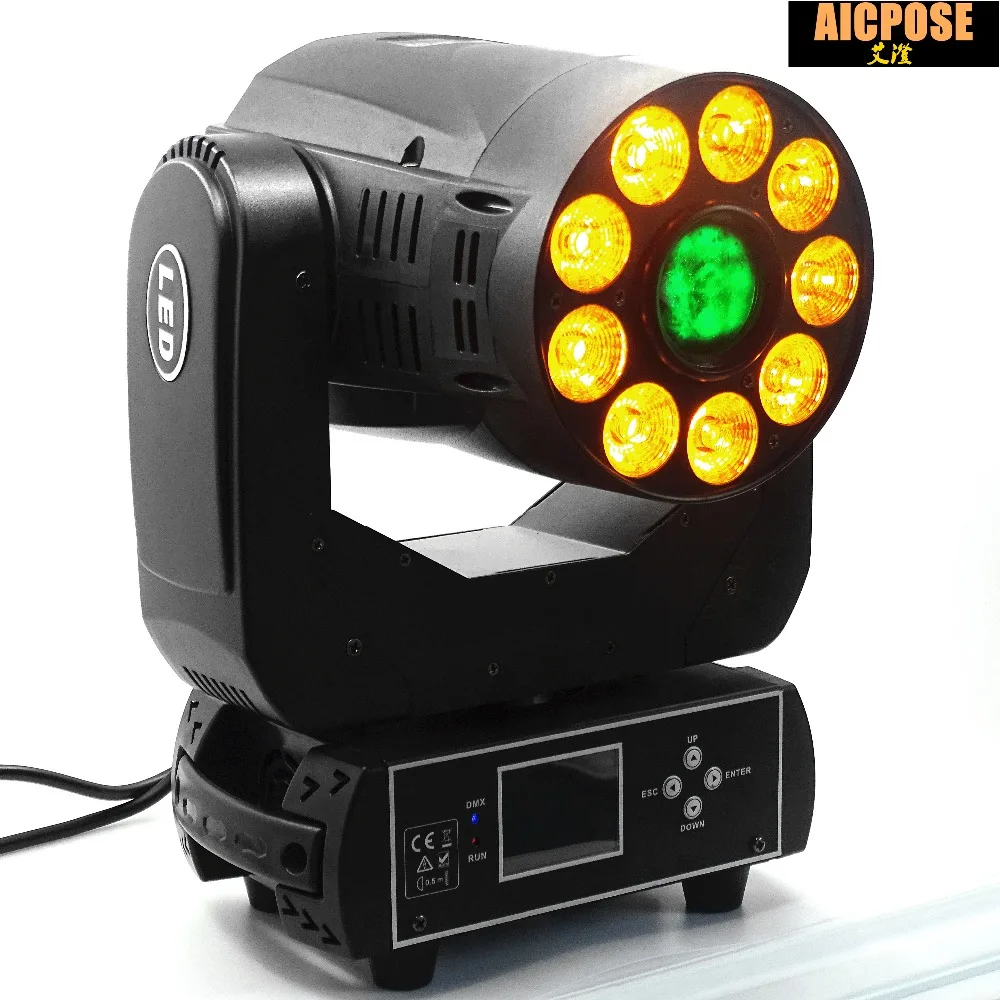 6x8 Вт лампа Gobo Strobe Disco DJ освещение 6*8 RGBW 4 в 1 LED s Wash + 30 Светодиодная движущаяся
