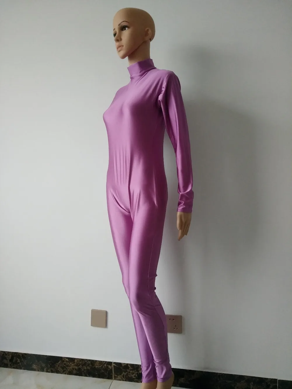 Serum color Brand Full Body Dance Unitard Adult Crew Neck Long Sleeve Gymnastics Unitards Jumpsuits Sports Wear Skin Tights |