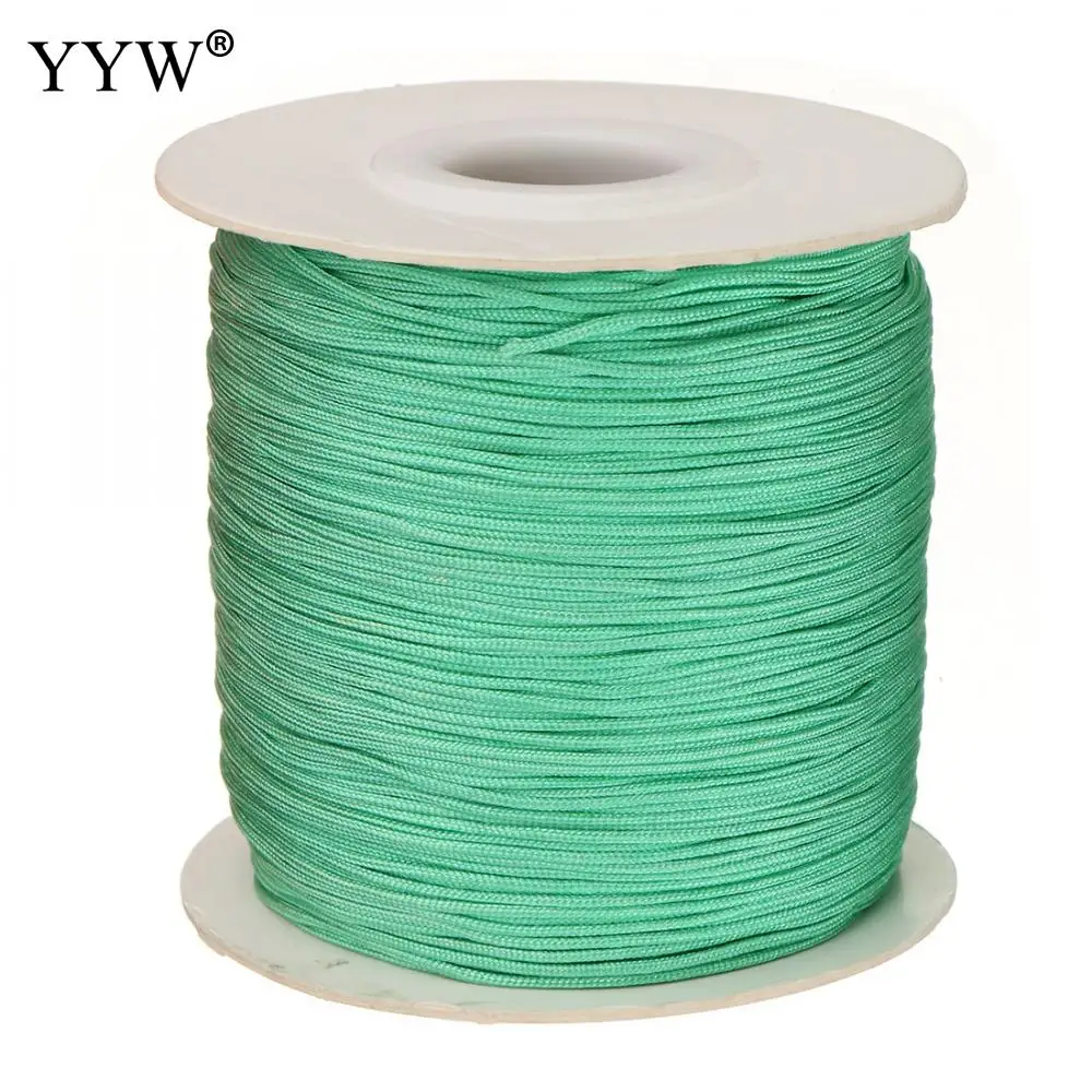 90meter/roll 0.8mm Nylon Cord Thread Chinese Knot Macrame Bracelet Braided String DIY Tassels Beads cord for jewelry making | Украшения и