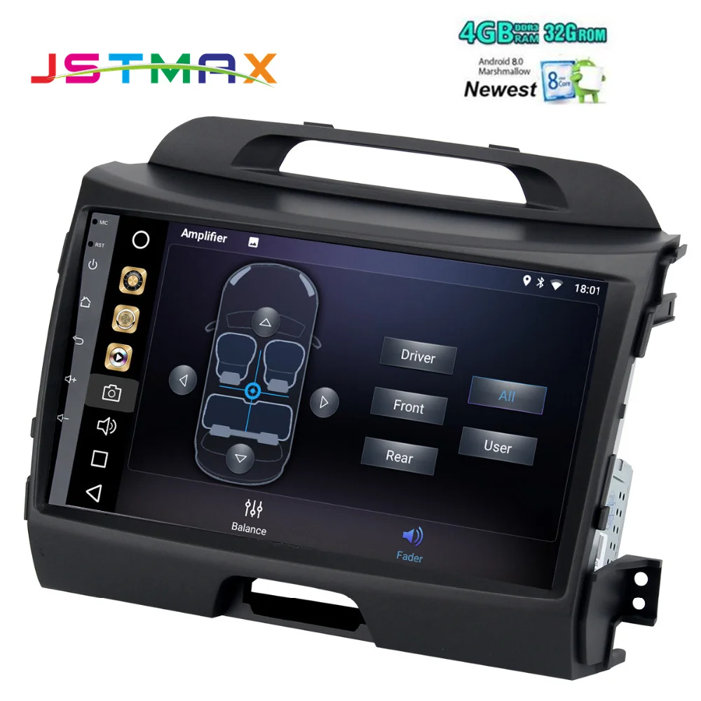 Автомобиль 2 din android 8 0 PX5 ядерный gps для KIA Sportage r 2011 2012 2013 2015 авто навигации головное