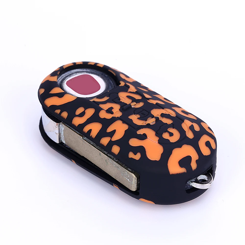Хороший 3 кнопки силиконовый резиновый автомобильный ключ чехол подходит для Fiat