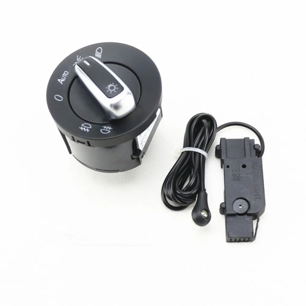 TUKE хромированная противотуманная фара переключатель управления Phare Auto Capteur Pour VW