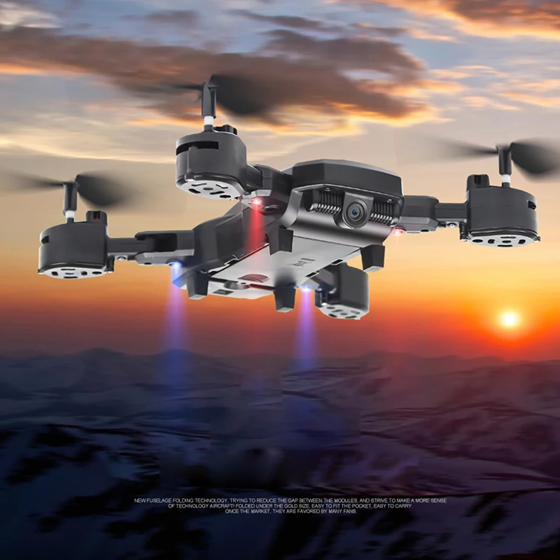 Профессиональный Дрон с камерой двойной 1080P GPS Квадрокоптер FPV Радиоуправляемый