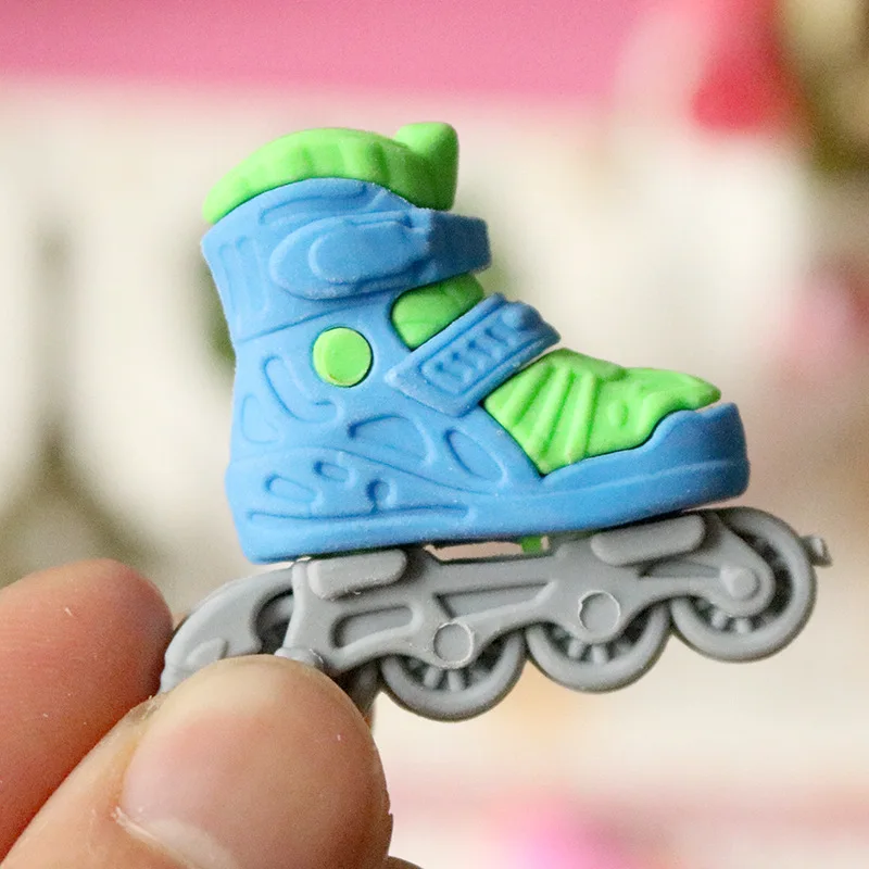 1 шт. новые Мультяшные роликовые коньки новинка ластик резинка приз для учеников