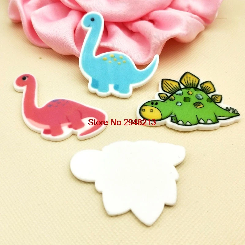 Новые искусственные животные кабошоны с плоской задней стороной динозавр из