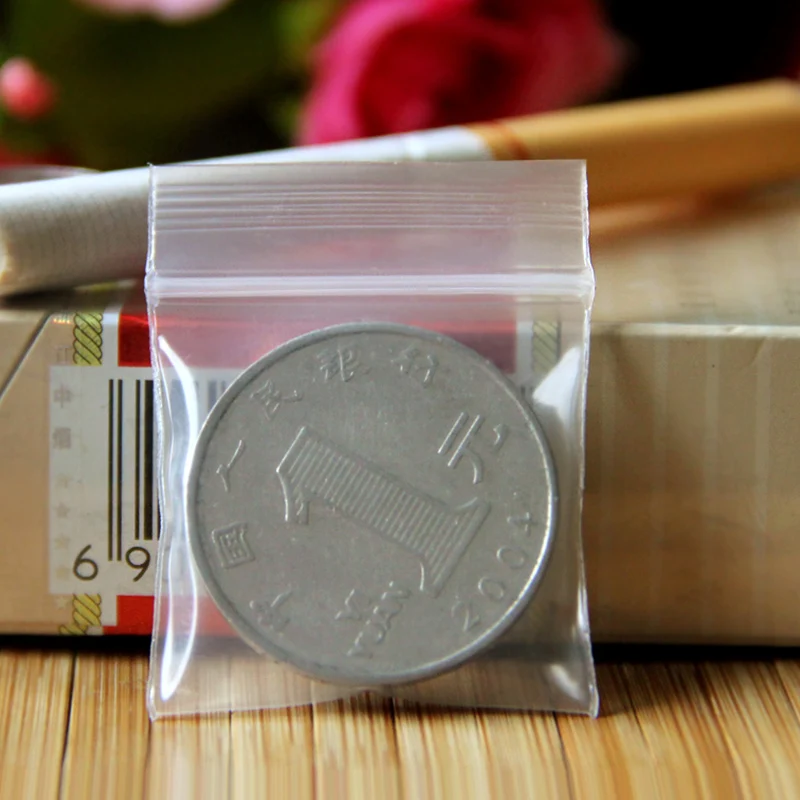 

1000PCS 1.5x2.5cm transparent travel gift packing bag plastic bag for necklace/jewelry/ food small ziplock clear self seal bags