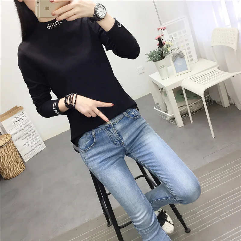 

New Arrival Fashion Long Sleeve Turtleneck Solid Blouse Women Clothes 2019 Hot Regular Plus Size Shirt Camisas Mujer