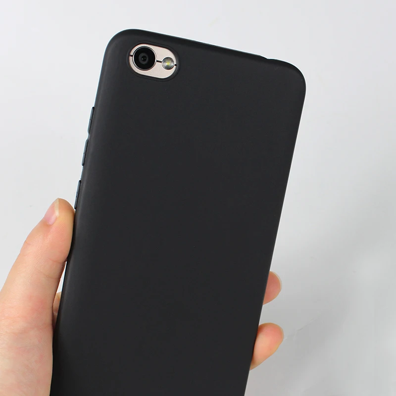 HCCZ Redmi Note 5A Matte Pure Color Soft Silicone Case for Xiaomi Non-slip Protective Cover High Quality | Мобильные телефоны и