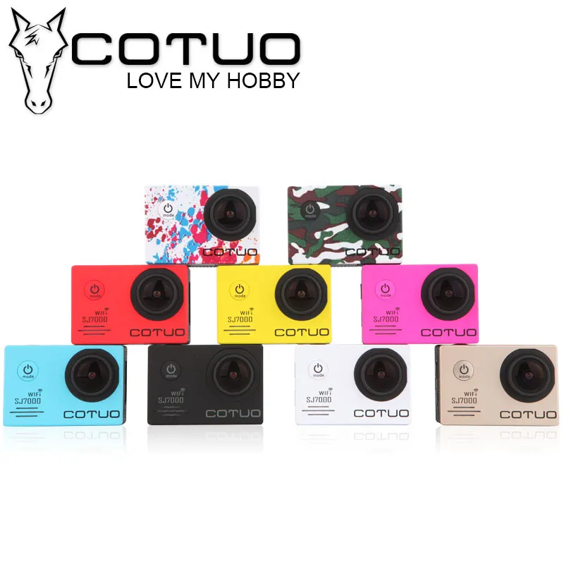 Экшн-камера COTUO CS70 Full HD 1080P 30FPS Novatek96655 Wifi Водонепроницаемая 30 м Спортивная камера