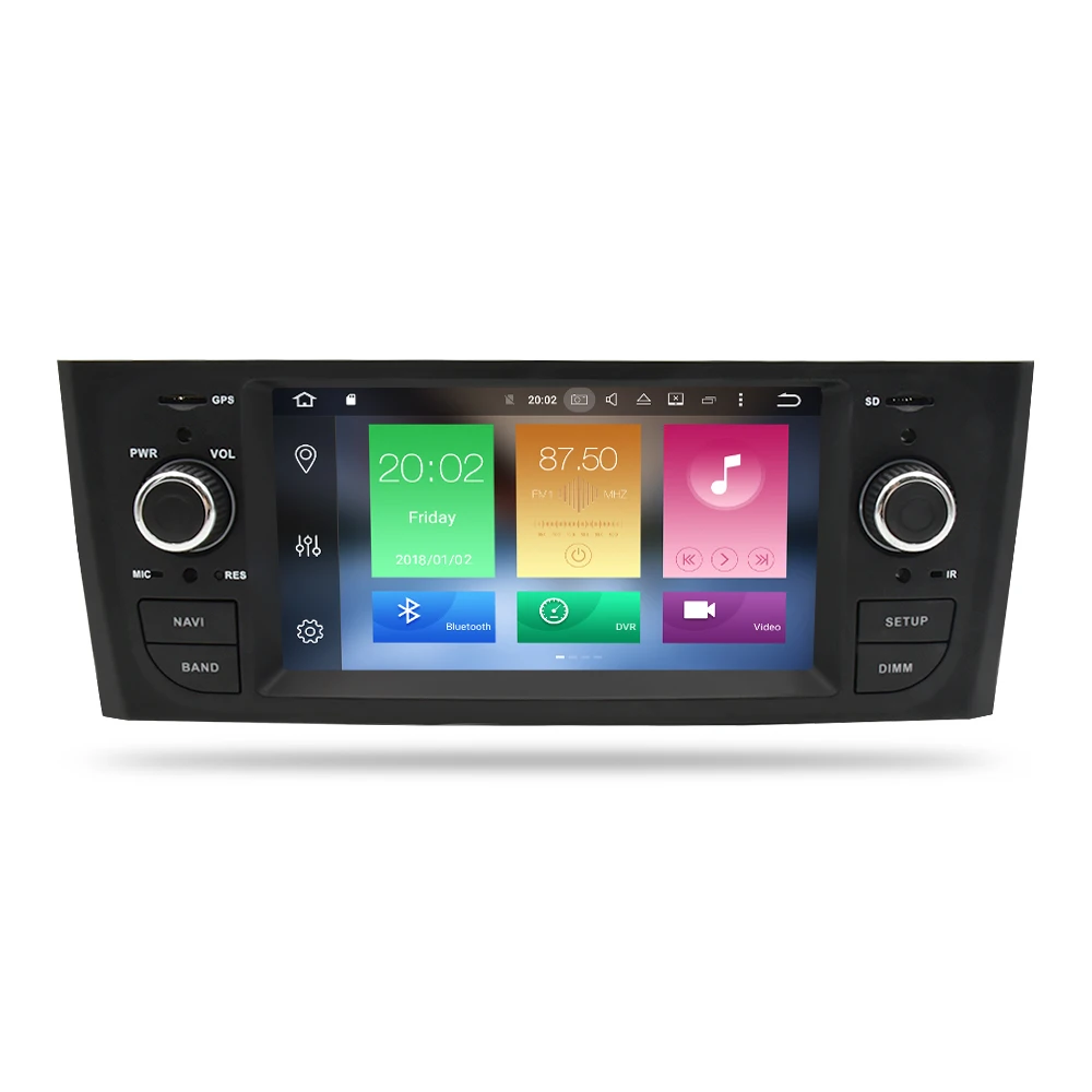 IPS авто радио Android10.0 автомобильный стерео Мультимедийный Плеер для Fiat Grande Punto Linea