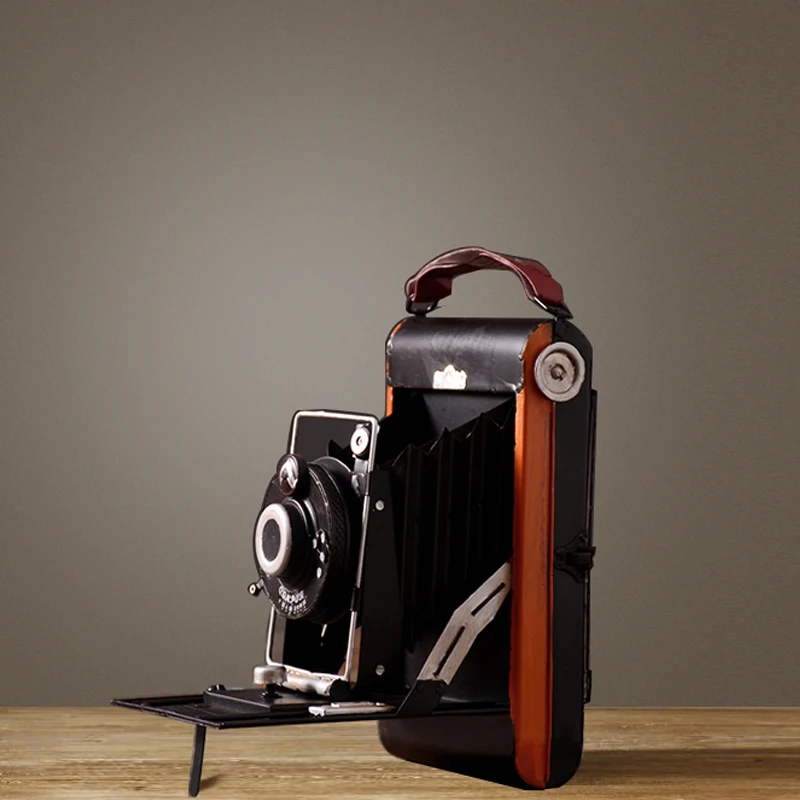 Винтажная модель камеры украшение реквизит ручной работы ретро железное
