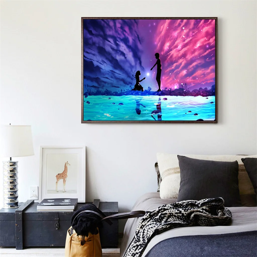 Картины по номерам 5D Вышивка картины холст горный хрусталь многоцветный DIY