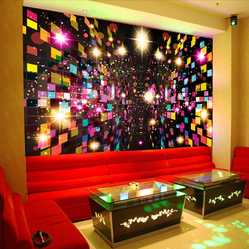 Beibehang Ktv персонализированные Настенные обои на заказ фотообои стереоскопические